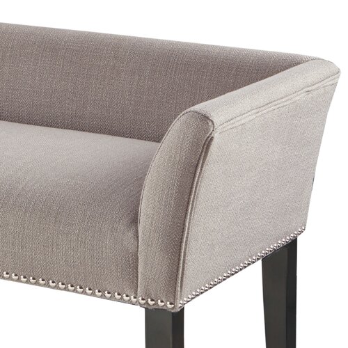 Kaysen Upholstered Nailhead Accent Bench 